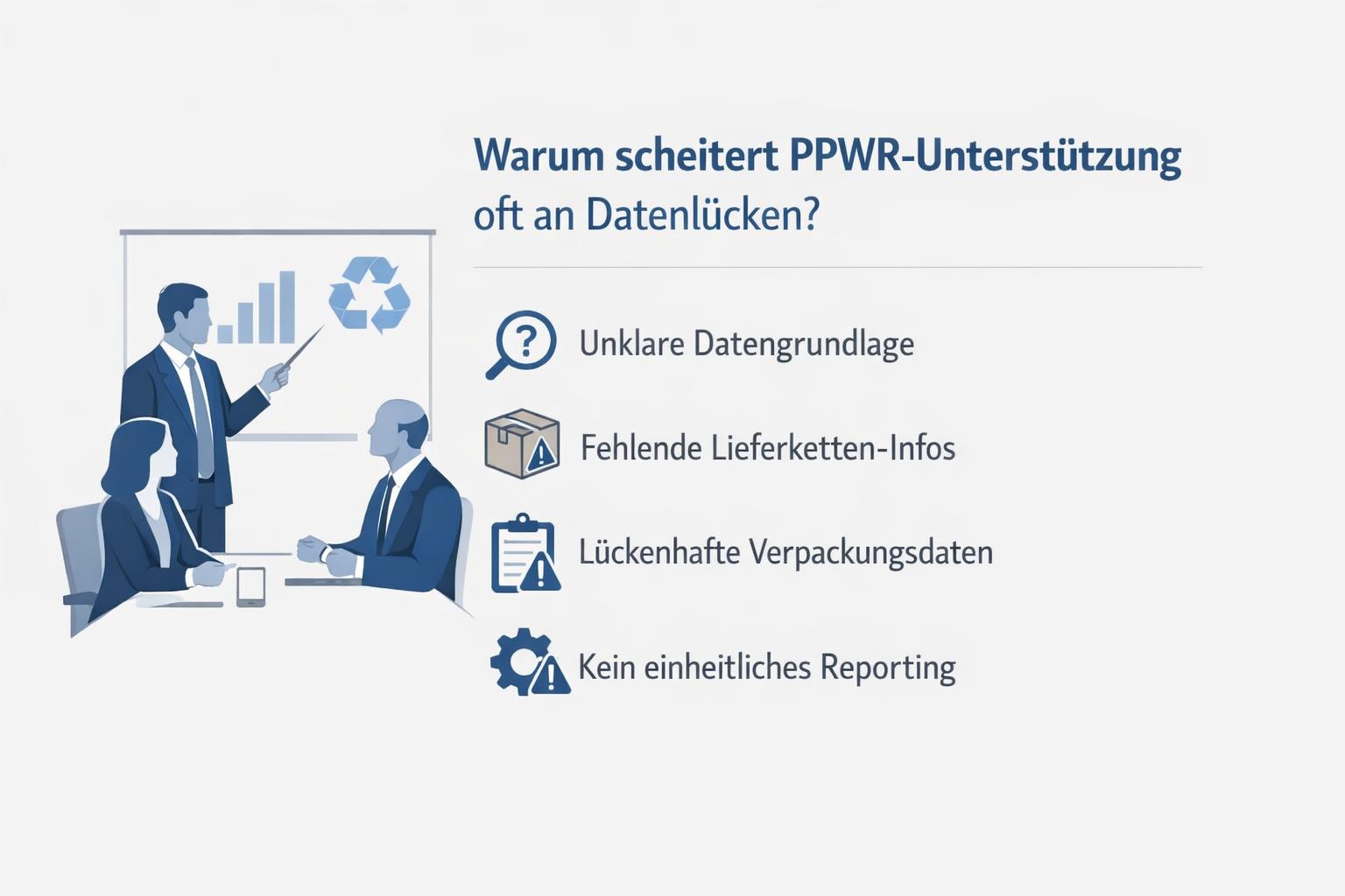 Fehlende Verpackungsdaten blockieren PPWR-Entscheidungen im Vorstand und erschweren Management-Unterstützung
